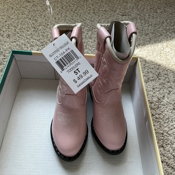 Canyon Trails Other - Canyon Trails Girls pink Cowboy boots
